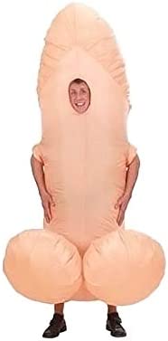 AirSuits Giant Inflatable Willy Penis Fancy Dress King Ding Costume
