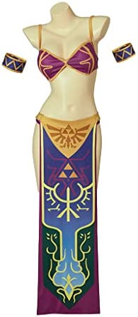 Princess Zelda Cosplay Costume Sexy Lingerie Outfit for Women Girls