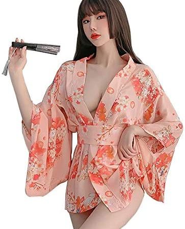 SINMIUANIME Women Lingerie sexy lingerie Japanese retro kimono dress cosplay Japanese kimono suit