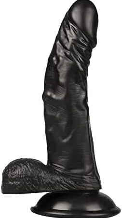 fsED- 8 inches Soft Black Toy for Women and Couples Beginners in Everywhere You Wanted R&e&alÎs&tÎc Ð&Î-l&ḓ-ō Adûlt Ṥ&ë&ẍ