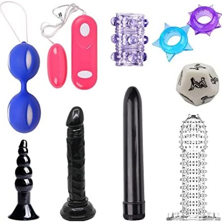 10 Piece Couples Sex Toy Vibrator Game Fun Weekend Set - clitoriss Toys Suction Sex Toys Magicnitz