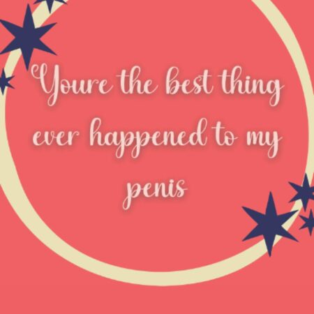 youre the best thing ever happened to my penis: Funny anniversary card replacement gift present valentine black lined journal
