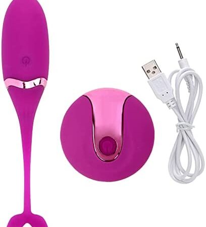Rechargeable Wireless Remote Control Vibrator, 10 Modes of Massager, USB Rechargeable, Remote Control Sex Toy, Waterproof Vibrator, Female Vibrator, Functional Toy, Suitable for Men and Women, Red