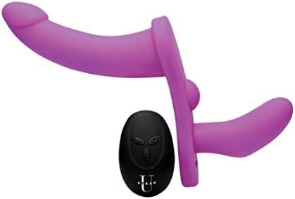 XR Brands SU Double Take, Penetration, Strap-On Harness, Purple, 526.64 g, AF864-PURPLE