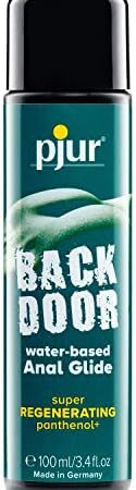 pjur Back Door Regenerating - Water-Based Anal Lubricant - for Intense Anal Sex - with panthenol and Camomile (100ml)
