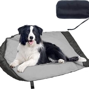 OROOTL Dog Sleeping Bag Bed Portable Pet Bed Dog Mat Outdoor Travel Supplies Waterproof Warm Puppy Sleep Pad for Hiking Camping