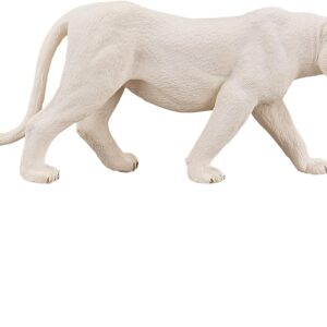 MOJO White Lioness (Female Lion) Rare Realistic International Wildlife Hand Painted Toy Figurine