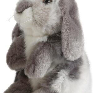 Living Nature Sitting Lop Eared Rabbit Stuffed Animal Plush Toy | Fluffy and Cuddly Rabbit Animal | Soft Toy Gift for Kids | Boys and Girls Stuffed Doll | Naturli Eco-Friendly Plushies | 18 cm