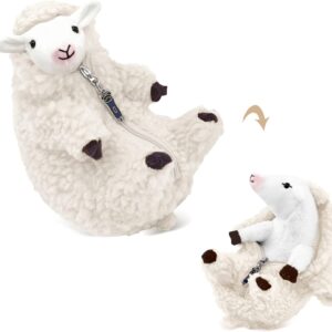 AGRIMONY Cute Shaved Sheep Toys - Kawaii Lamb Plushies Gifts - Fun Funny Mothers Day Easter Valentines Birthday Sheep Plush Gifts for Kids Women Mom Teenage Girls Boys Stuffed Animal Sheep Decor