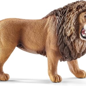 SCHLEICH 14726 Lion, roaring Wild Life Toy Figurine for children aged 3-8 Years