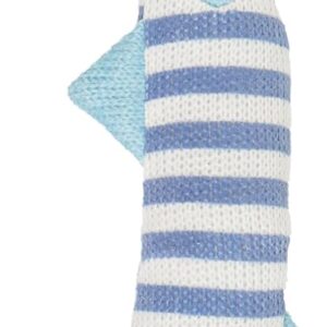 Rosewood Battersea Catnip Kicker Fish (Stripe), Catnip Toy, Cat Fish Toy, For Cats and Kittens, Blue, White, 7cm x 30cm, All Breed Sizes