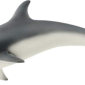 SCHLEICH 14808 Dolphin Wild Life Toy Figurine for children aged 3-8 Years, Gray