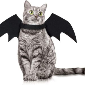 obqo Halloween Pet Bat Wings Cat Dog Bat Costume Pet Costume Halloween Accessory for Puppy Dog and Cat