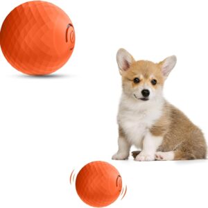 Osinaga Interactive Dog Ball, Durable and Automatic Rolling Ball, Training Ball for Puppies/Small Dogs/Medium Dogs, Anti-Chew Ball Toy