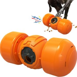 AKSSUP Interactive Dog Toys for Boredom Dog Rolling Dog Treat Dispenser Slow Feeder,Dog Puzzle Toys Improve IQ,Dog Treat Toys for Medium Large Dogs