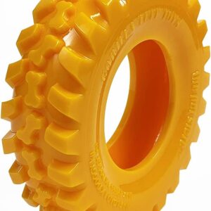 Pet Store The Gorilla Tuff Tyre Dog Toy – Pet Toy, Ideal For Throwing And Retrieval Interactive Games, Discourages Boredom, Help Satisfy Your Dogs Natural Urges To Chew, Emperor Yellow