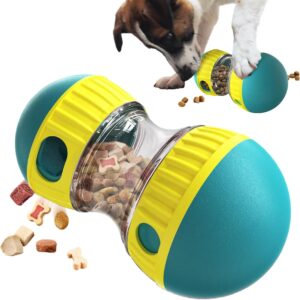 JWTEEE Puzzle feeders for dogs, Interactive dog toys, Treat dispensing for Dog, Dog Slow Feeder Balls, Dog toys for boredom, Snack Dispenser, Dog enrichment toy, Pet toys for Small Medium Dog (Green)