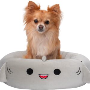 Squishmallows 20-Inch Gordon Shark Pet Bed - Small Ultrasoft Official Plush Pet Bed