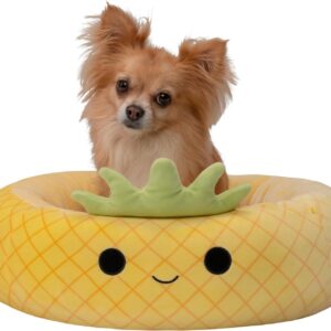 Squishmallows Official 20-Inch Maui Pineapple Pet Bed - Small Ultrasoft Official Plush Pet Bed