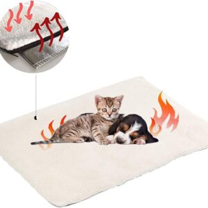 Self Heating Pet Pads Pet Blanket for Cat/Dog,Pet Heating Pad,Self Warming Cushion Mat for Cats Dogs,Self Heated Cat Dog Bed/Pet Thermal Mat Blanket ecological, 60x45 cm