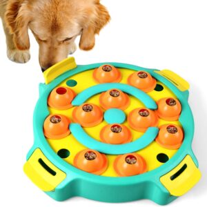 AUAUY Dog Puzzle Toys, Interactive Dog Toys for IQ Training & Mental Enrichment, Dog Mentally Stimulation Toys, Dog Treat Chew Toy, Strong and Fun Slow Feeder for Small Medium Large Dogs & Cat