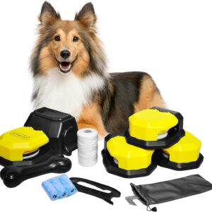 Interactive Dog Toys,Dog Agility Training Equipment for Large & Medium & Small Dogs,Outdoor Games,Gifts & Stuff for Dogs Lure Course,30 Minutes Run Time Remote Control Portable Pet Chase Toys for Dog