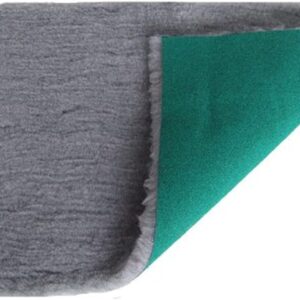 PnH Veterinary Bedding ® - Vet Bed Rectangle 76cm x 50cm - Grey - READY TO USE, SELVAGE EDGE REMOVED.