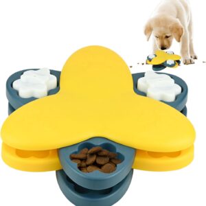 Puzzle Toys for Dogs Training, Puppy Treat Puzzle Toy Funny Feeding, Interactive Dog Toys for Boredom, Treat Dispenser Slow Feeder to Aid Pets Digestion, Improve IQ & Enrichment Activity