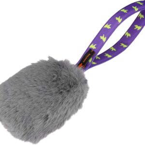 Tug-E-Nuff Faux Rabbit Fur Pocket Squeaker | Durable Dog Tug Toy | Ideal for Interactive Dog Training and Dogs of all Ages | Made of Tough Faux Fur | Puncture Proof Squeaker | 30cm (11.5 inches)