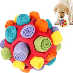 Yatlouba Snuffle Ball For Dogs | Enrichment Toys For Dogs | Colorful Bite-resistant Pet Snuffle Ball Toy | Interactive Dog Treat Puzzle Toys Portable Pet Snuffle Ball Toy For Small Medium Dogs