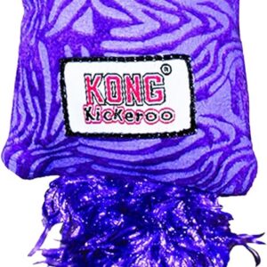 KONG - Kickeroo - Play Enticing Cat Toy, North American Premium Catnip (Colours May Vary) - Kitten Pattern